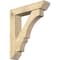 Ekena Millwork Balboa Slat Rough Sawn Bracket w/ Offset Brace, Douglas Fir, 6"W x 26"D x 30"H BKT0604X26X30BOA06RDF - alternate 1
